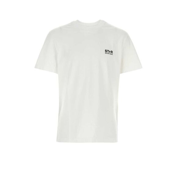 Golden Goose Deluxe Brand Men White Cotton T-Shirt